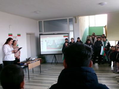 Тържествено отбелязване на 3-ти март в нашето училище 4